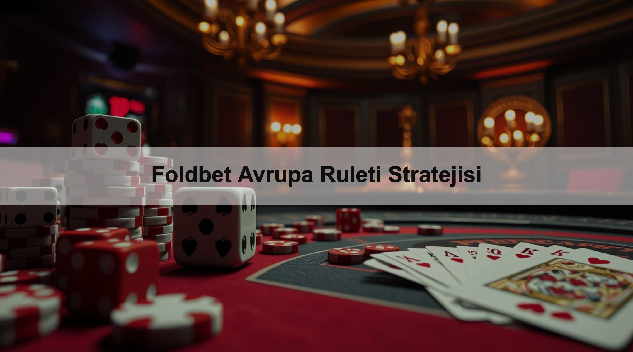 Foldbet Avrupa Ruleti Stratejisi